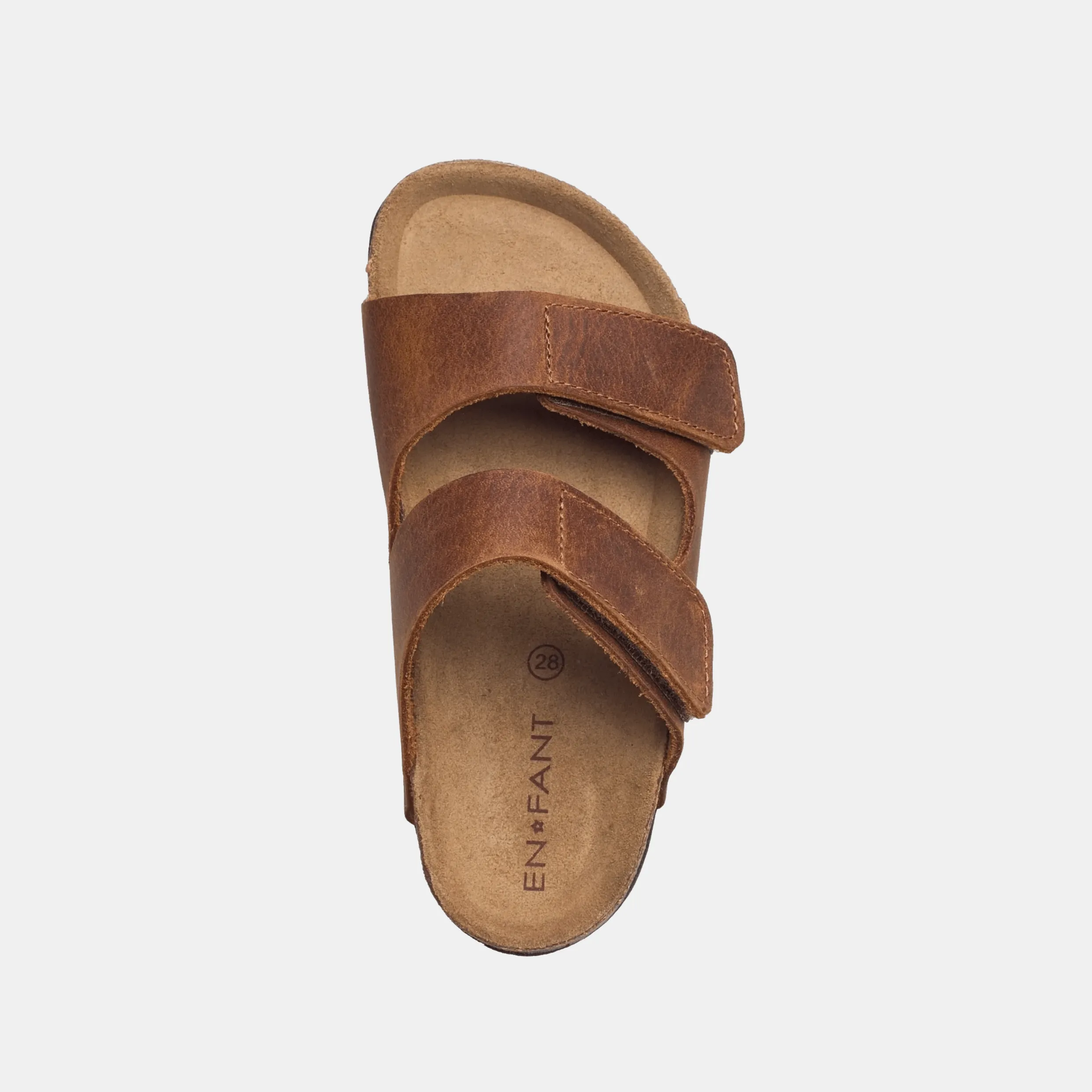 En-Fant Kids Sandals Nubuck Leather - Acorn
